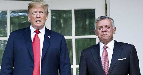 Trump to meet with king of Jordan amid push for Gaza resettlement plan