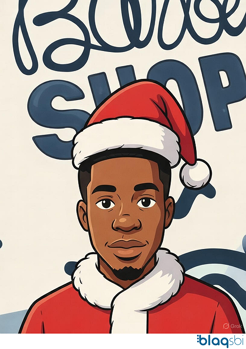 Blaqsbi | Post: Santa Cartoon 🎅 #ilovetigashcoin