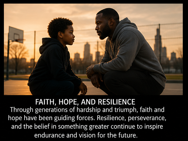 FAITH, HOPE, AND RESILIENCEThrough generations of hardship and triumph, faith and hope have been...