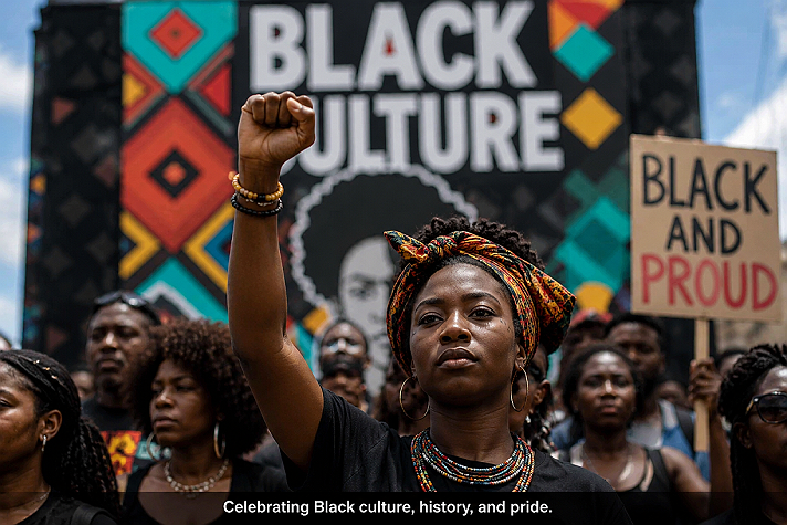 Celebrating black culture, history, and pride. #Blackculture #celebrate